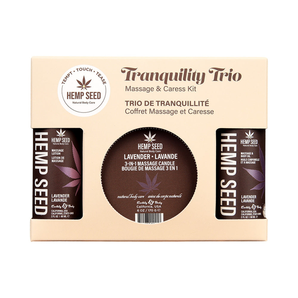 Earthly Body Massage in a Box Gift Set - Lavender